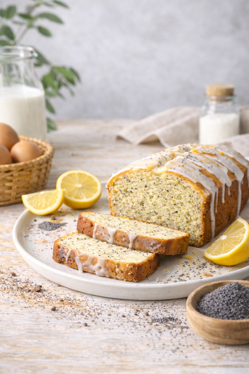 Préparation pour cake citron pavot 0 sucre