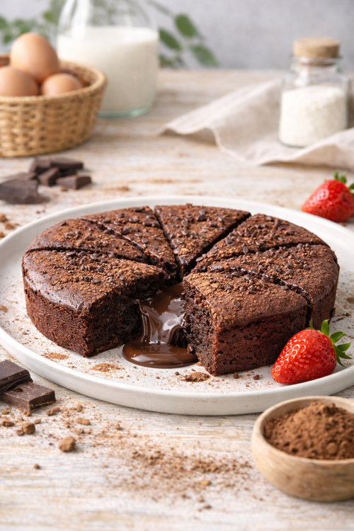 Préparation pour fondant au chocolat 0 sucre