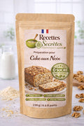 Préparation cake aux noix hyperprotéiné 0 sucre